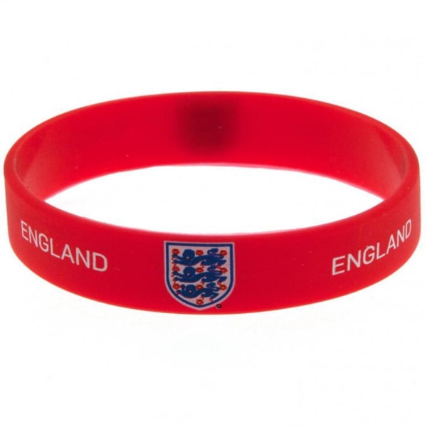 England FA Officiellt Silikonarmband One Size Röd Red One Size