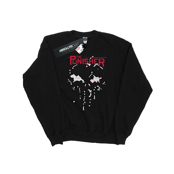 Marvel Boys The Punisher The End Sweatshirt 7-8 år Svart Black 7-8 Years