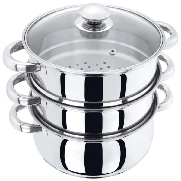 Domare Rostfri Steel Steamer One Size Silver Silver One Size