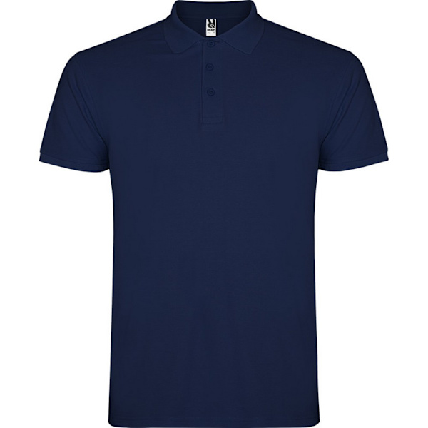 Roly Herr Star Kortärmad Polotröja M Marinblå Navy Blue M