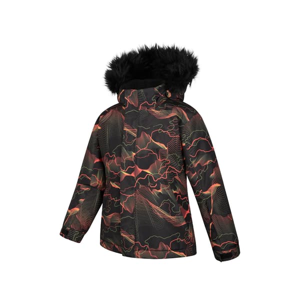 Mountain Warehouse Barn/Barn Berg Abstrakt Skidjacka 2-3 Black 2-3 Years