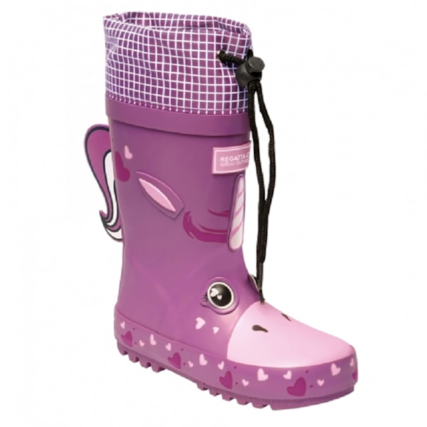 Dare 2B Barn/Barn Mudplay Dinosaurie Wellingtons 2 UK Enhörning/Röd Ockra Unicorn/Red Orchre 2 UK