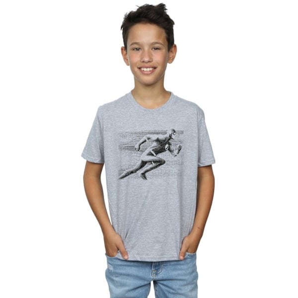 DC Comics Boys The Flash Spot Racer T-Shirt 7-8 år Sports Grå Sports Grey 7-8 Years