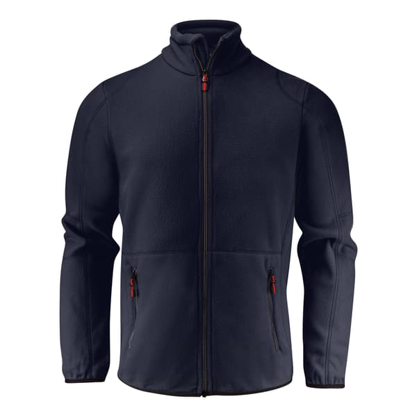 Printer Herr Speedway Fleecejacka 4XL Marinblå Navy 4XL
