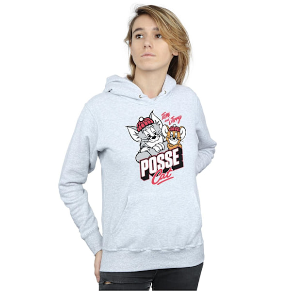 Tom And Jerry Dam/Damer Posse Katt Hoodie XXL Heather Grey Heather Grey XXL