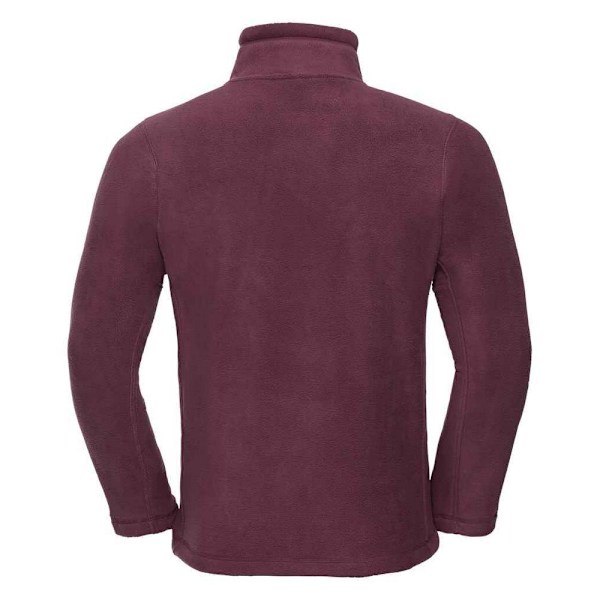 Russell Herr Fleecejacka för män utomhus 4XL Bourgogne Burgundy 4XL