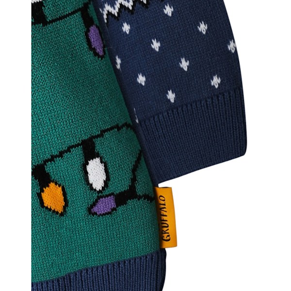 The Gruffalo Boys Stickad Jultröja 18-24 Månader Blå Blue 18-24 Months