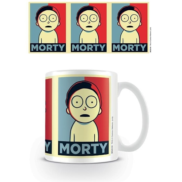 Rick And Morty Kampanjmugg En Storlek Vit/Röd/Blå White/Red/Blue One Size