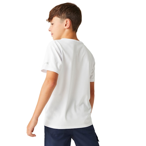 Regatta Barn/Kids Alvardo VIII Cykling T-shirt 7-8 År Vit White 7-8 Years