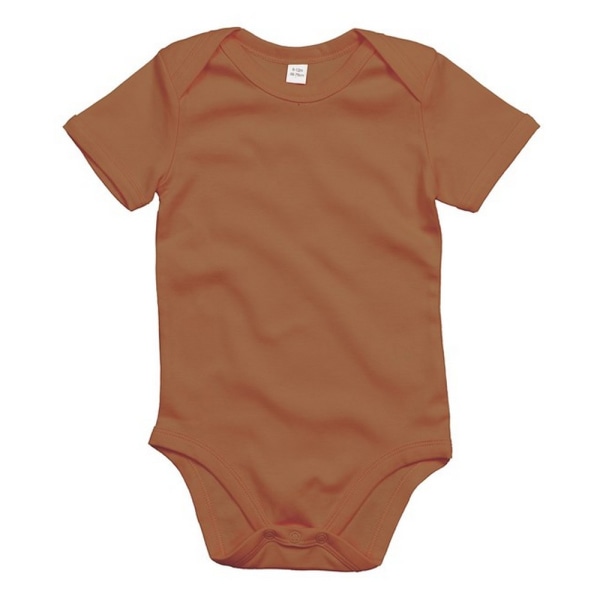 Babybugz Baby Unisex Bodysuit i bomull 3/6 månader Caramel Toffee Caramel Toffee 3/6 Months