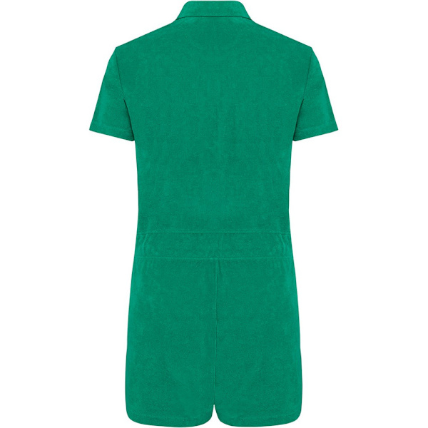 Native Spirit Dam/Dam Terry Handduk Kort Playsuit 8 UK Grön Green 8 UK