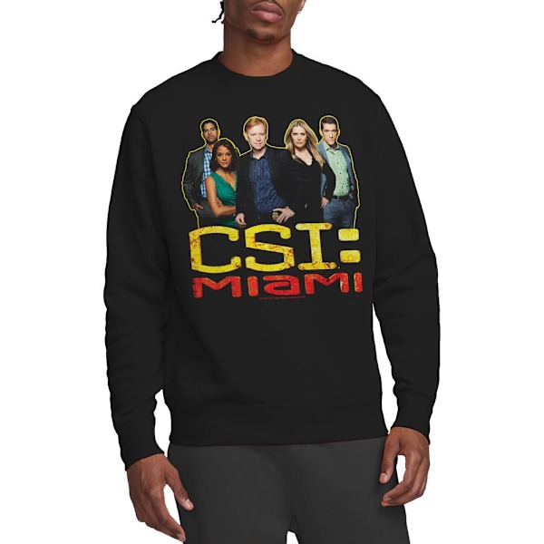 CSI: Miami Unisex Vuxen Cast Sweatshirt M Svart Black M