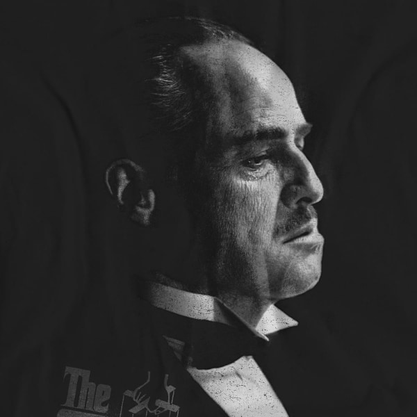 The Godfather Unisex Vuxen Don Vito Corleone Grafisk T-Shirt M Black M