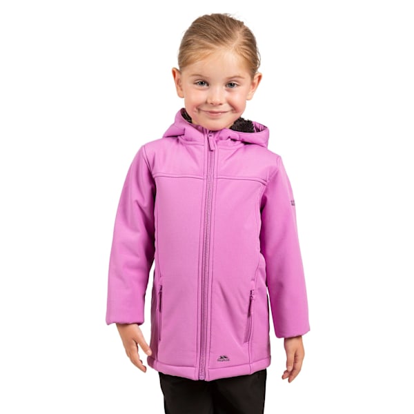 Trespass Kristen Softshelljacka för barn 3-4 år Dee Deep Pink 3-4 Years