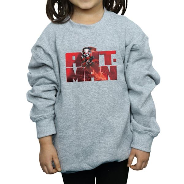Marvel Girls Ant-Man Löpartröja 5-6 År Sports Grey Sports Grey 5-6 Years
