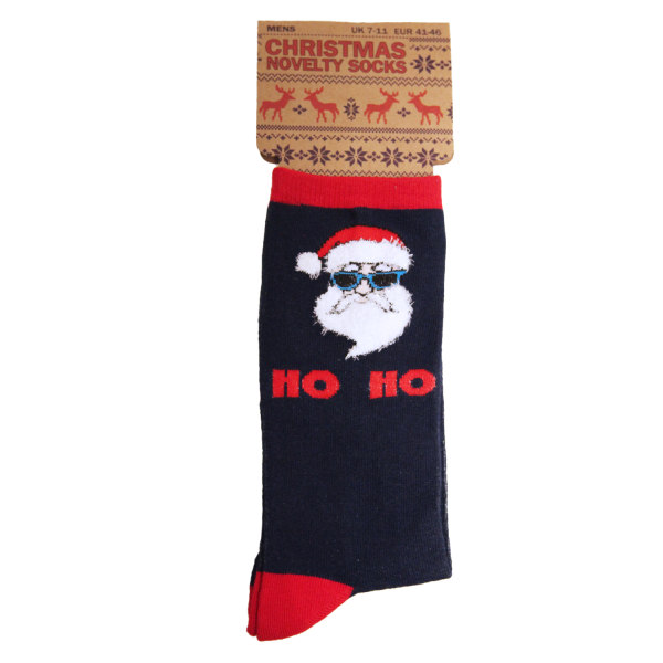 RJM Mens Christmas Novelty Socks UK 7-11 Santa Santa UK 7-11