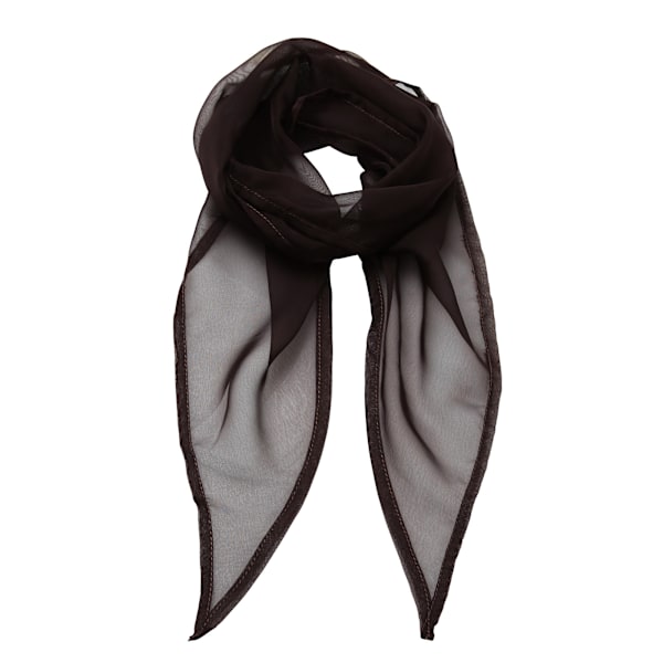 Premier Dam/Kvinnors Arbets Chiffon Formell Scarf En Storlek Brun Brown One Size