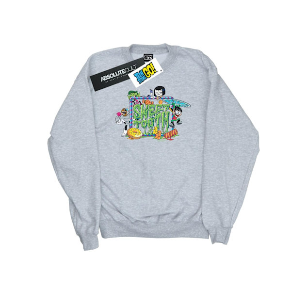 DC Comics Boys Teen Titans Go Sweet Tooth Sweatshirt 12-13 år Sports Grey 12-13 Years