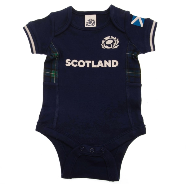 Skottland RU Baby 2023-2024 Body (2-pack) 0-3 månader Vit White/Navy 0-3 Months