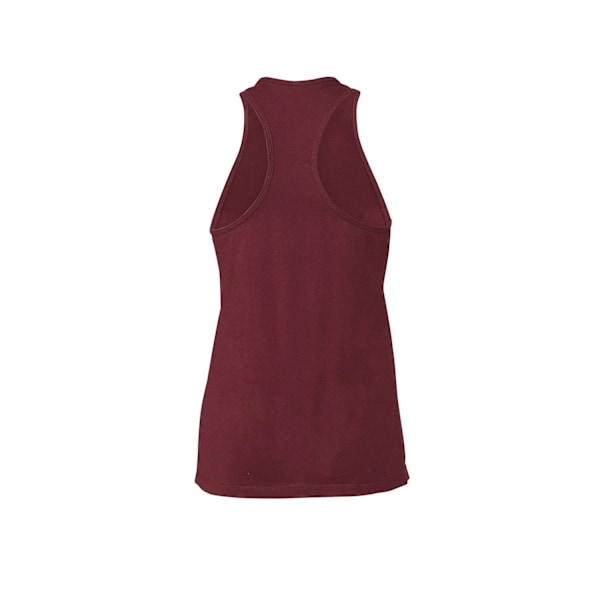 Bella + Canvas Dam/Dam Jersey Racerback Tank Top M Maroon Maroon M