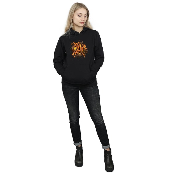 Marvel Womens/Ladies Avengers Montera Halloween Spider Logo Ho Black L