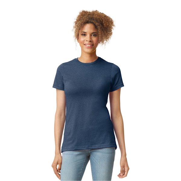 Gildan Dam/Dam CVC T-shirt XXL Marinblå Dimma Navy Mist XXL