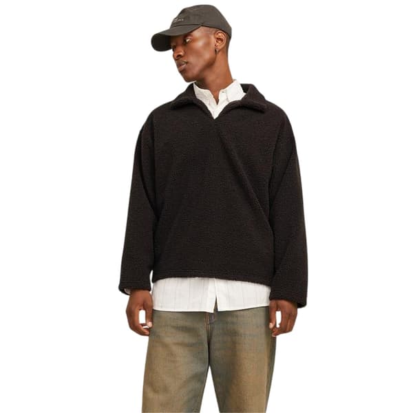 Jack And Jones Herr Teddyfleece Långärmad Tröja XL Cho Chocolate XL