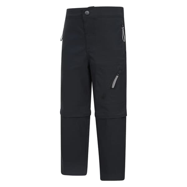 Mountain Warehouse Forest Vattenavvisande Zip-Off-byxor för barn Black 5-6 Years