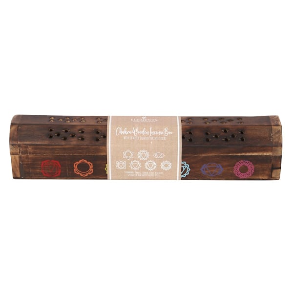 Elements Blandad Sju Chakra Trä Rökelse Presentset En Storlek Br Brown One Size
