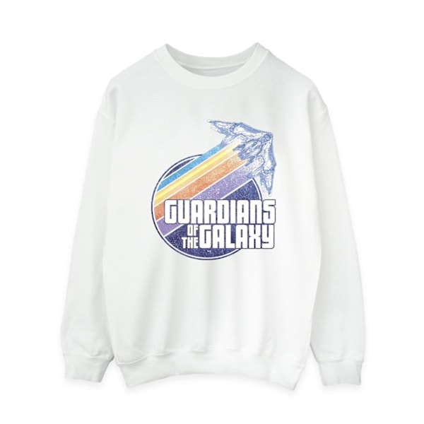 Guardians Of The Galaxy Dam/Damer Badge Rocket Sweatshirt M White M