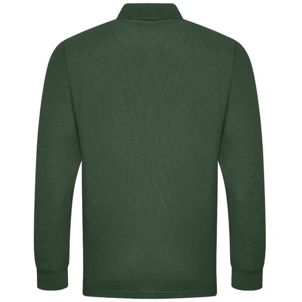 PRORTX Långärmad Pikétröja för Män S Flaskgrön Bottle Green S