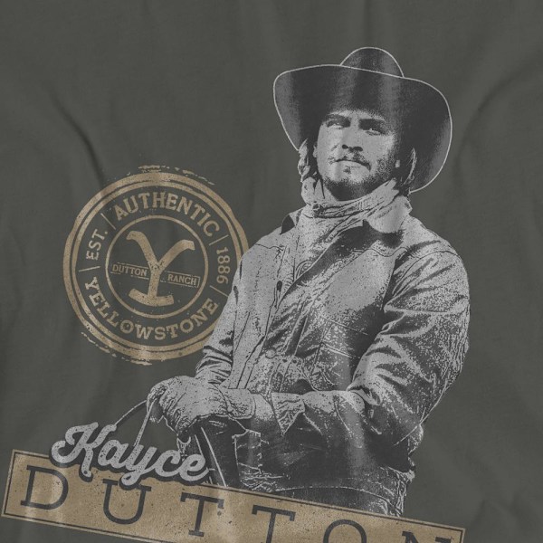 Yellowstone Unisex Vuxen Kayce Dutton T-Shirt M Kolgrå Charcoal M