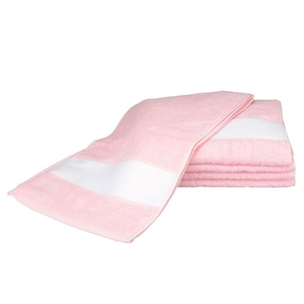 A&R Handdukar Subli-Me Sport Handduk En Storlek Ljusrosa Light Pink One Size