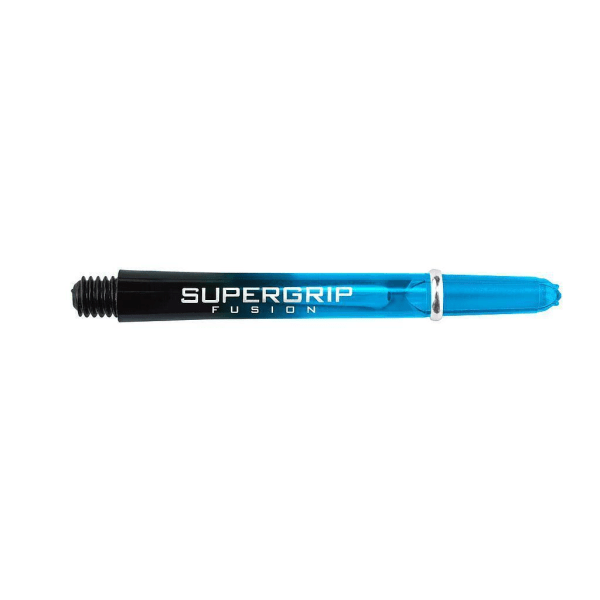 Harrows Supergrip Fusion Darts Shafts 40mm Svart/Akvamarin Black/Aqua Blue 40mm