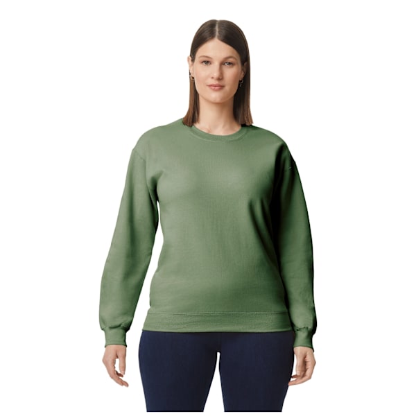 Gildan Softstyle Midweight Sweatshirt 4XL Militärgrön Military Green 4XL