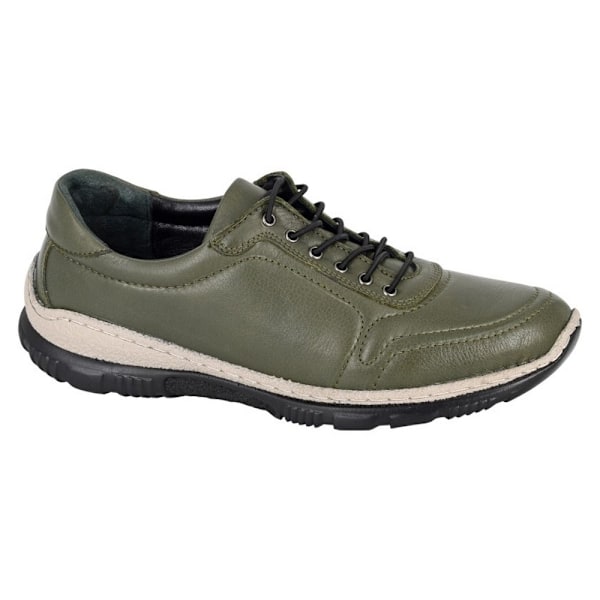 Mod Comfys Dam/Damskor i Läder 5 UK Oliv Olive 5 UK