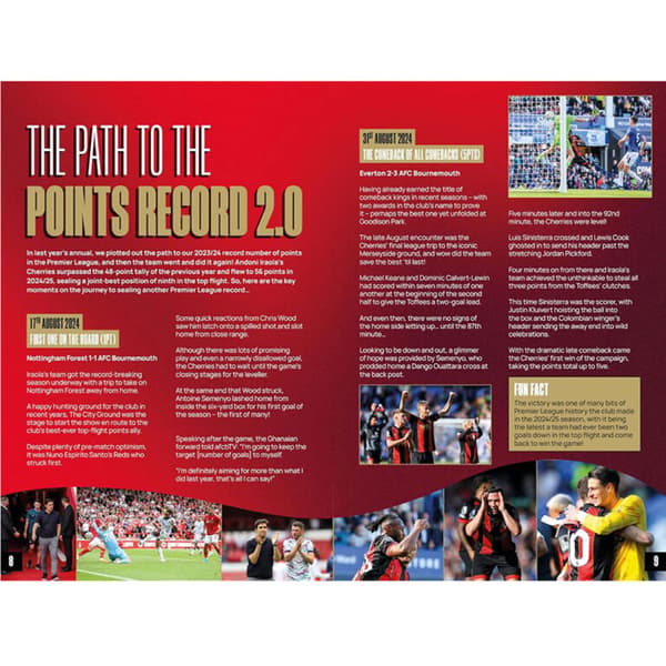 AFC Bournemouth 2026 Årsbok One Size Röd Red One Size