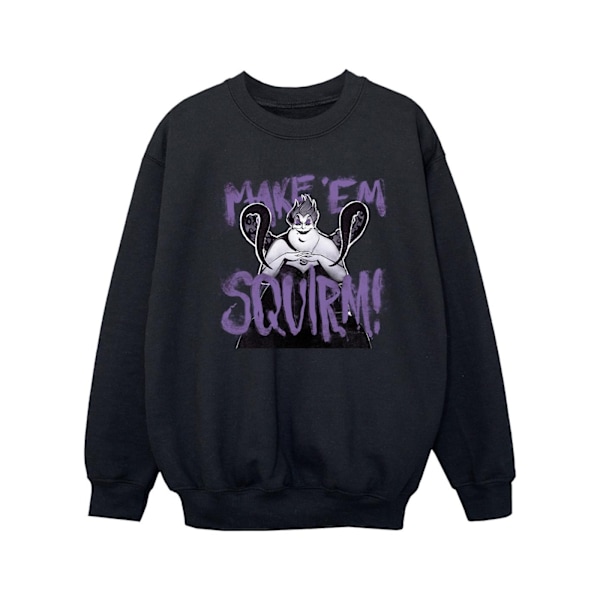 Disney Girls Villains Ursula Lila Sweatshirt 9-11 År Svart Black 9-11 Years