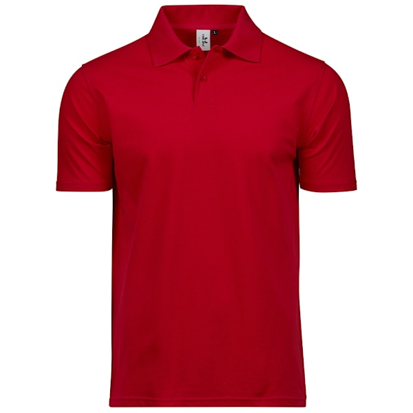 Tee Jays Power Pique ekologisk pikétröja 4XL röd Red 4XL