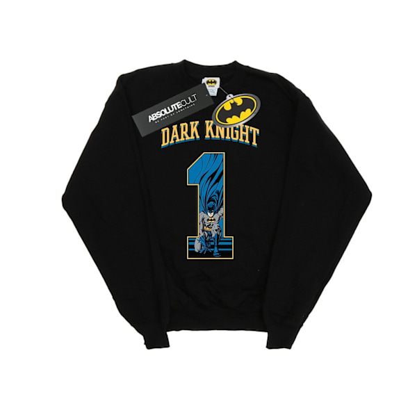 DC Comics Dam/Kvinnor Batman Fotboll Mörk Riddare Sweatshirt Black M