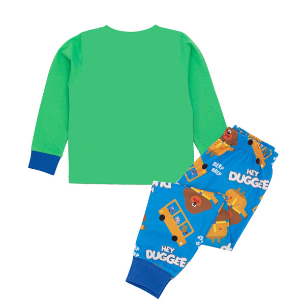Hey Duggee Pojkar Långärmad Pyjamas Set 4-5 År Blå/Grön/Grå Blue/Green/Grey 4-5 Years