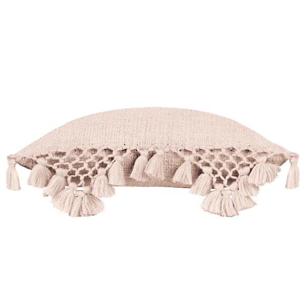 Yard Anko Tofs Macramé Kuddfodral 40cm x 40cm Blush Blush 40cm x 40cm
