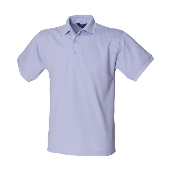 Henbury Herr Polycotton Tung Polotröja S Mörkgrå Dark Grey S