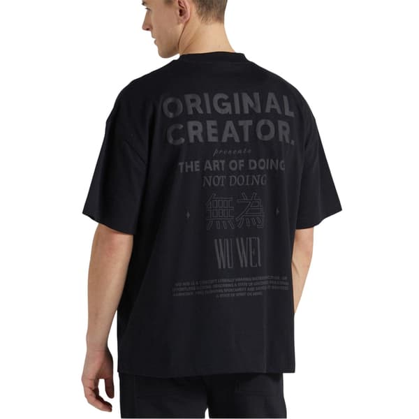 Original Creator Herr T-shirt \"Art Of Doing Not Doing\" M Jet Black Jet Black M