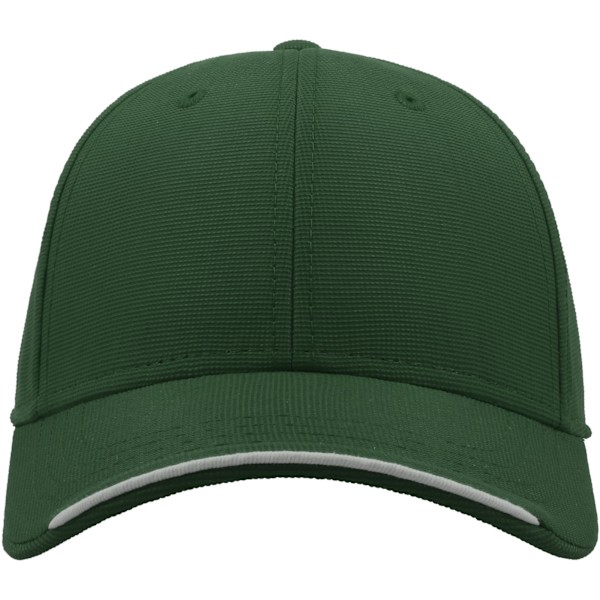 Atlantis Estoril 6 Panel Jacquard Recycled Baseball Cap One Size Bottle Green One Size