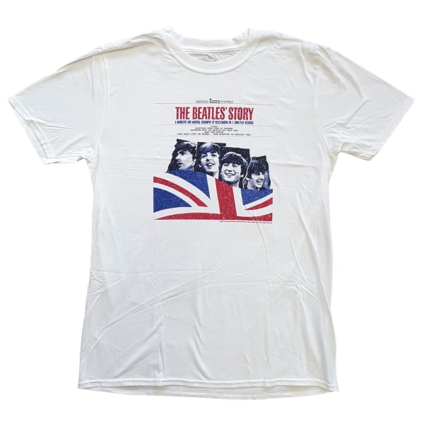 The Beatles Unisex Vuxen Story T-shirt S Vit White S