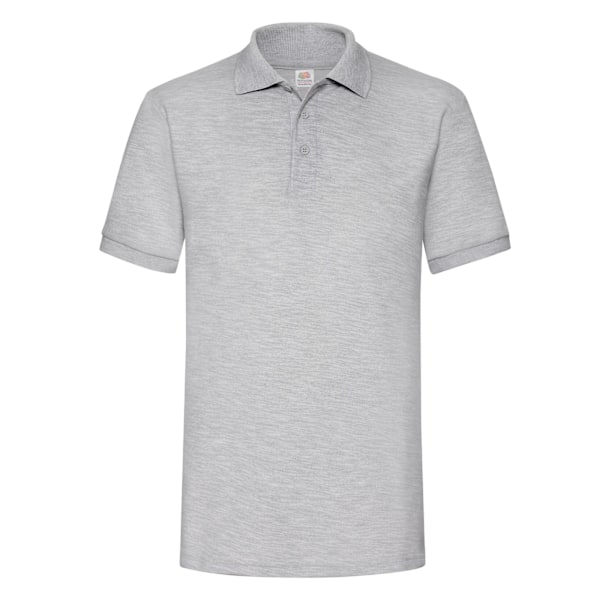 Fruit of the Loom Herr Poloskjorta XL Heather Grey Heather Grey XL