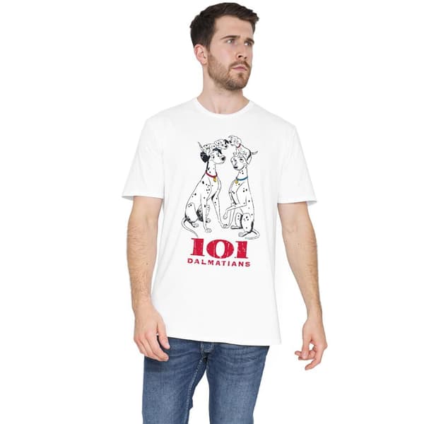 101 Dalmatiner Herr T-Shirt L Vit White L