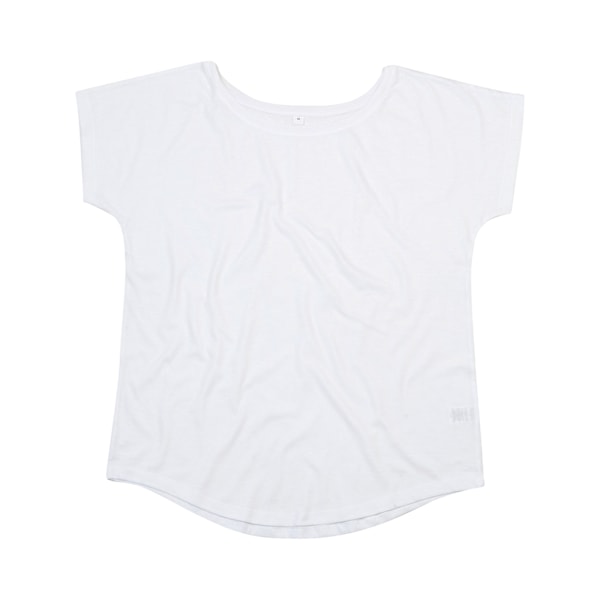 Mantis Dam/Kvinnors Lös Passform T-Shirt S Vit White S