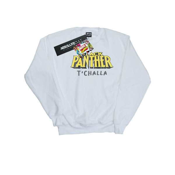 Marvel Dam/Kvinnor Black Panther AKA T´Challa Sweatshirt S Vit White S